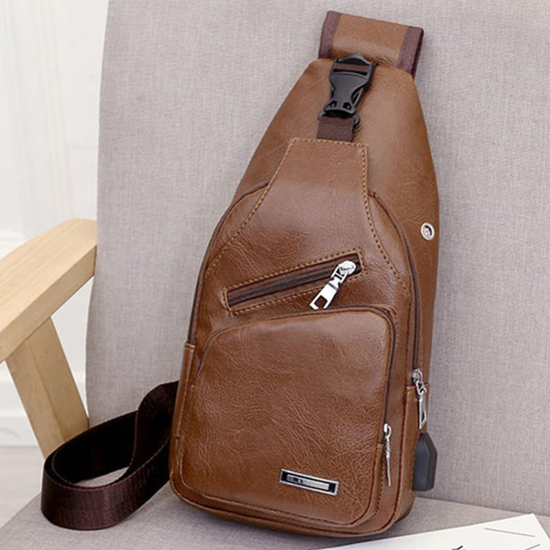 🎁2026 New Arrivals 50% OFF💥Exquisite Gift - Men's Multifunctional High Quality Leather Chest Bag