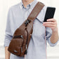 🎁2026 New Arrivals 50% OFF💥Exquisite Gift - Men's Multifunctional High Quality Leather Chest Bag