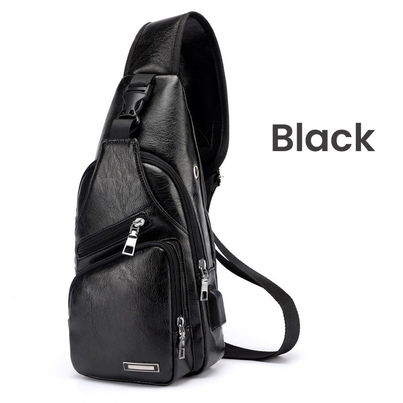 🎁2026 New Arrivals 50% OFF💥Exquisite Gift - Men's Multifunctional High Quality Leather Chest Bag