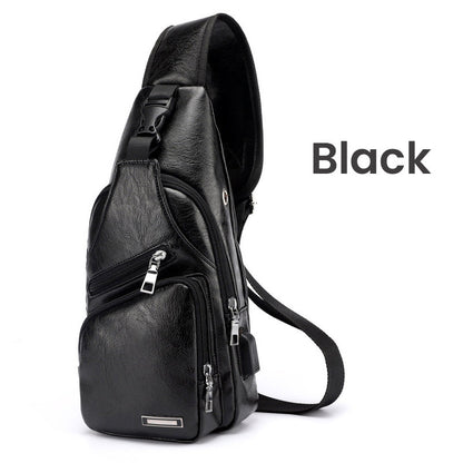 🎁2026 New Arrivals 50% OFF💥Exquisite Gift - Men's Multifunctional High Quality Leather Chest Bag