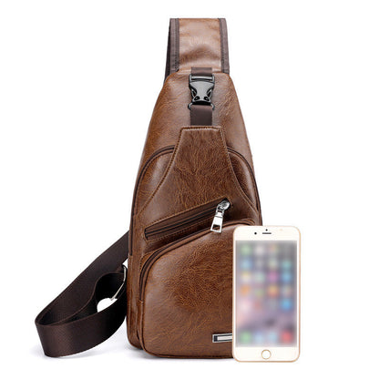 🎁2026 New Arrivals 50% OFF💥Exquisite Gift - Men's Multifunctional High Quality Leather Chest Bag