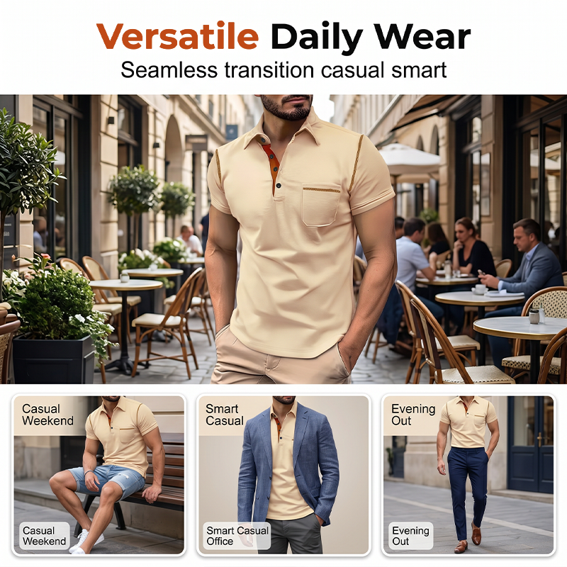 Men's Casual Short Sleeve Shirt