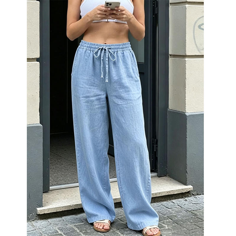 Women's Casual Straight-Leg Pants