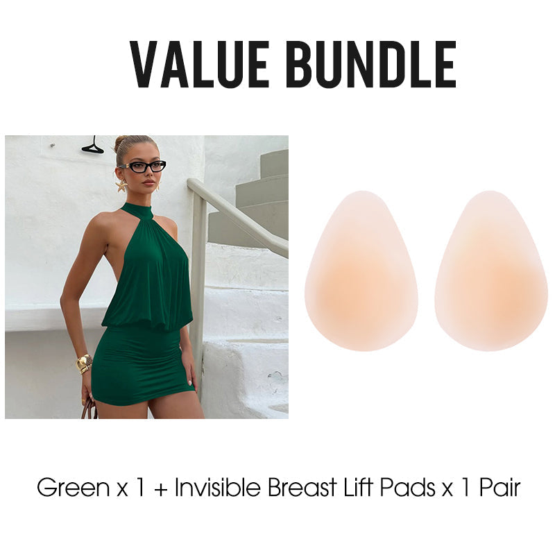 Sexy Halter Backless Bodycon Mini Dress