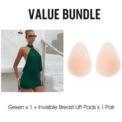 Sexy Halter Backless Bodycon Mini Dress
