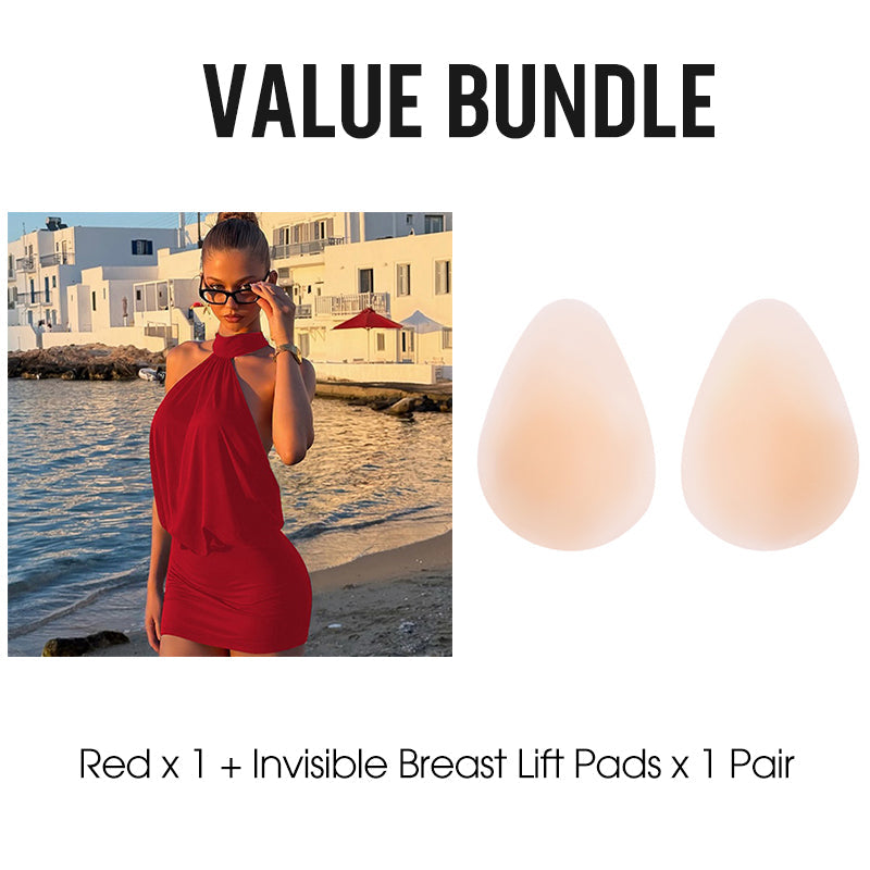 Sexy Halter Backless Bodycon Mini Dress