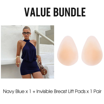 Sexy Halter Backless Bodycon Mini Dress