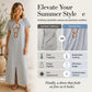 💕Women's Embroidered Maxi Dress with Front Slit
