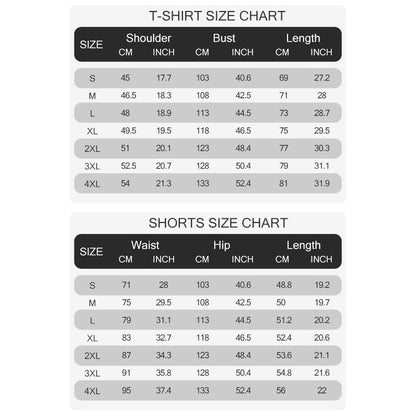 👕☀️ Men's Summer T-Shirt & Shorts Set – Gradient design, breathable & lightweight – Perfect for hot days & casual outings 🩳