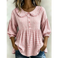 ⌛Limited-Time Offer-Women's Casual Gingham Print Top