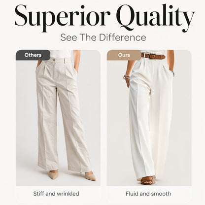 Elegant Commuter Pleated Trousers