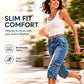 ⌛Limited-Time Offer-Women's Straight Leg Capri Jeans