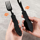 🎉🎉Surprise 50% off！🏕️Must-have for outdoor trips 🍴🥄4-In-1 Outdoor Folding Multifunctional Tableware