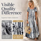 Women's Casual Loose Tie-Dye Print Dress