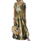 Women's Casual Loose Tie-Dye Print Dress