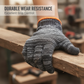 10-Gauge Knitted Durable Protective Work Gloves