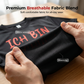 🏆Bestseller🏆Funny German Slogan Men's Black T-Shirt Casual Short Sleeve Crew Neck Top