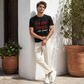 🏆Bestseller🏆Funny German Slogan Men's Black T-Shirt Casual Short Sleeve Crew Neck Top