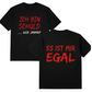 🏆Bestseller🏆Funny German Slogan Men's Black T-Shirt Casual Short Sleeve Crew Neck Top