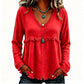 ⌛Limited-Time Offer-Women's Casual V-Neck Long Sleeve Top