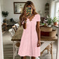 👗Top Pick - V-Neck Eyelet Dress with Scallop Trim – Lightweight & Romantic for Garden Parties or Brunch 🌿
