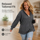 🔥Women's Long Sleeve Casual Hoodie Top 👕 A Cosy Throw-On for Chilly Mornings & Laid-Back Days ✨