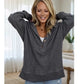 🔥Women's Long Sleeve Casual Hoodie Top 👕 A Cosy Throw-On for Chilly Mornings & Laid-Back Days ✨