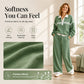 Women's Stripe Patchwork Sweatshirt & Wide-Leg Pants Set