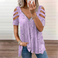 Bestseller💕 Cold Shoulder Tee – Trendy Cutout & Easy Pairing for Every Look