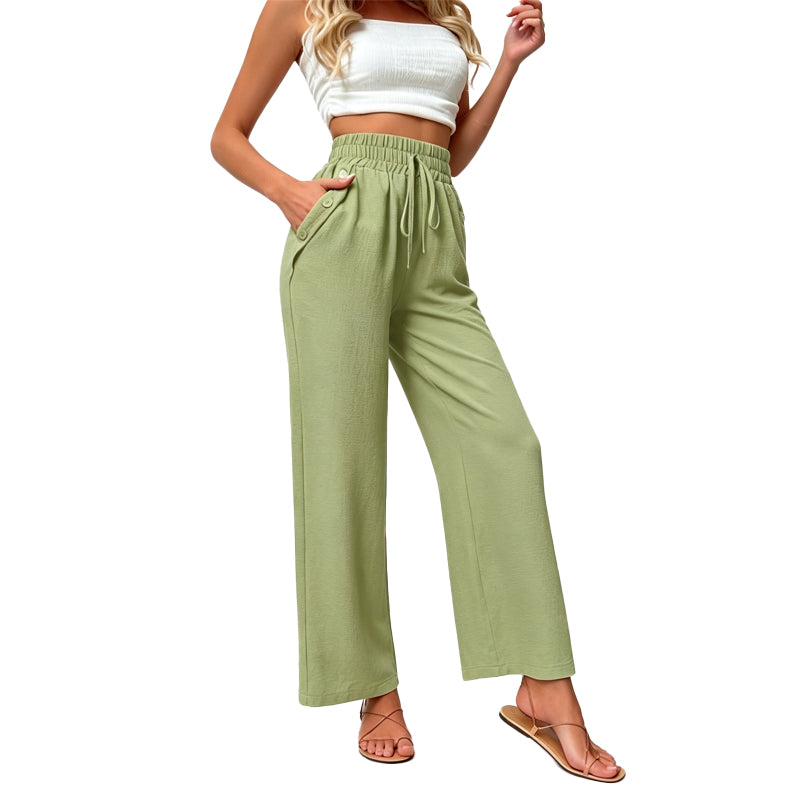 ✨New Arrivals & Special Offers-Women's Casual High Waisted Wid-Leg Pants