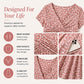 Women's Elegant V-Neck Floral Print Dress