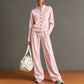 🌸💖Women's Button-Down Cardigan & Wide-Leg Pants Set