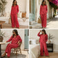 Women's Casual Long-Sleeve Top & Pants 2-Piece Set