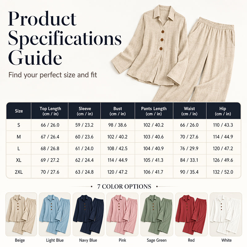 Women's Casual Long-Sleeve Top & Pants 2-Piece Set