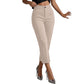 Women's High Waisted Cropped Suit Pants