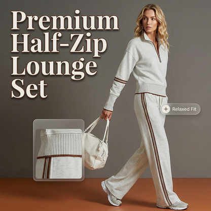 🎁New Arrivals💥Women's Half-Zip Tracksuit Set