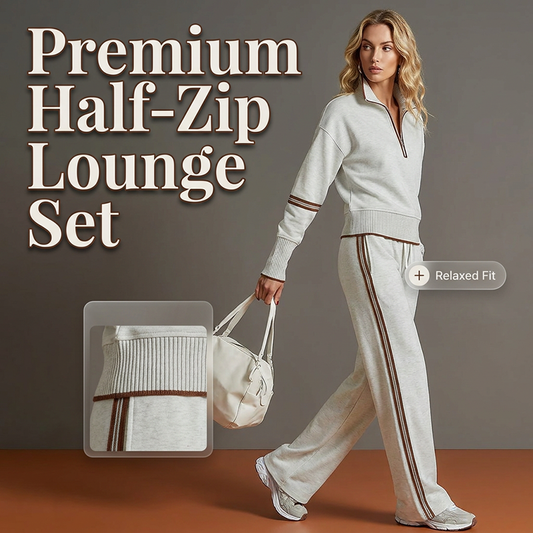 🎁New Arrivals💥Women's Half-Zip Tracksuit Set ✨