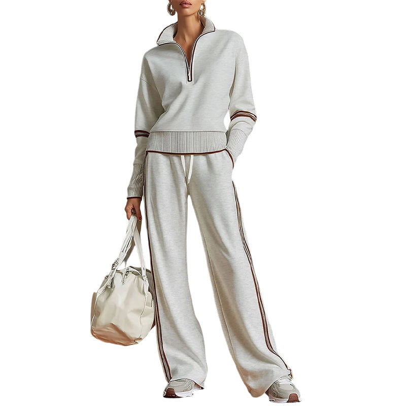 🎁New Arrivals💥Women's Half-Zip Tracksuit Set ✨