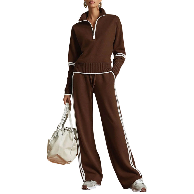 🎁New Arrivals💥Women's Half-Zip Tracksuit Set ✨