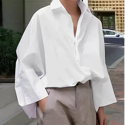 💖Hot Sale 50% OFF!Women's Loose Fit Button-Down Shirt