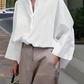 💖Hot Sale 50% OFF!Women's Loose Fit Button-Down Shirt