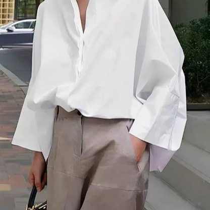 💖Hot Sale 50% OFF!Women's Loose Fit Button-Down Shirt