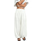 Women's Casual Smocked Waist Harem Pants