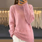 Women's Crew Neck Cable Knit Sweater