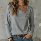 ✨Hot Sale 50% OFF!Women's Chic Asymmetrical V-Neck Top