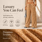 Women's Elastic Waist Straight-Leg Pants