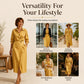 👗Women's Lapel Wrap Midi Shirt Dress with Pockets