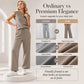 Women's Sleeveless Tank Top & Wide-Leg Pants Set
