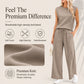 Women's Sleeveless Tank Top & Wide-Leg Pants Set