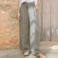 Women's Casual Drawstring Wide-Leg Pants